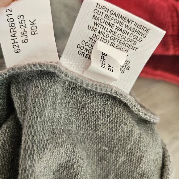 NFL Washington G-III Redskins Light Hoodie Women Sz L Gray Raglan Discontinued - Picture 8 of 13